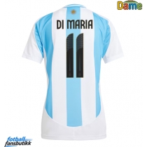 Argentina Angel Di Maria #11 Hjemmedrakt Dame Copa America 2024 Kortermet